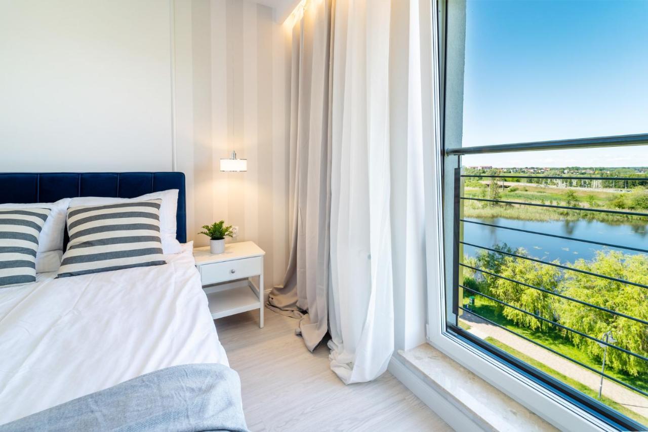 Belle View - 3Pok, Nawet 5 Lozek, Piekny Widok Na Rzeke, Tv55" Z Netflix I Max, Parking, Winda Apartamento Iława Exterior foto