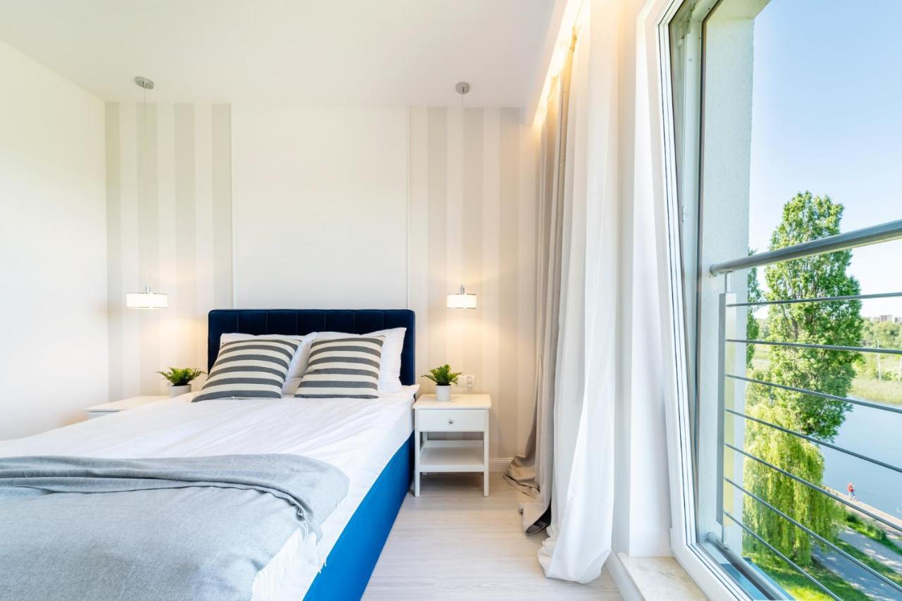 Belle View - 3Pok, Nawet 5 Lozek, Piekny Widok Na Rzeke, Tv55" Z Netflix I Max, Parking, Winda Apartamento Iława Exterior foto