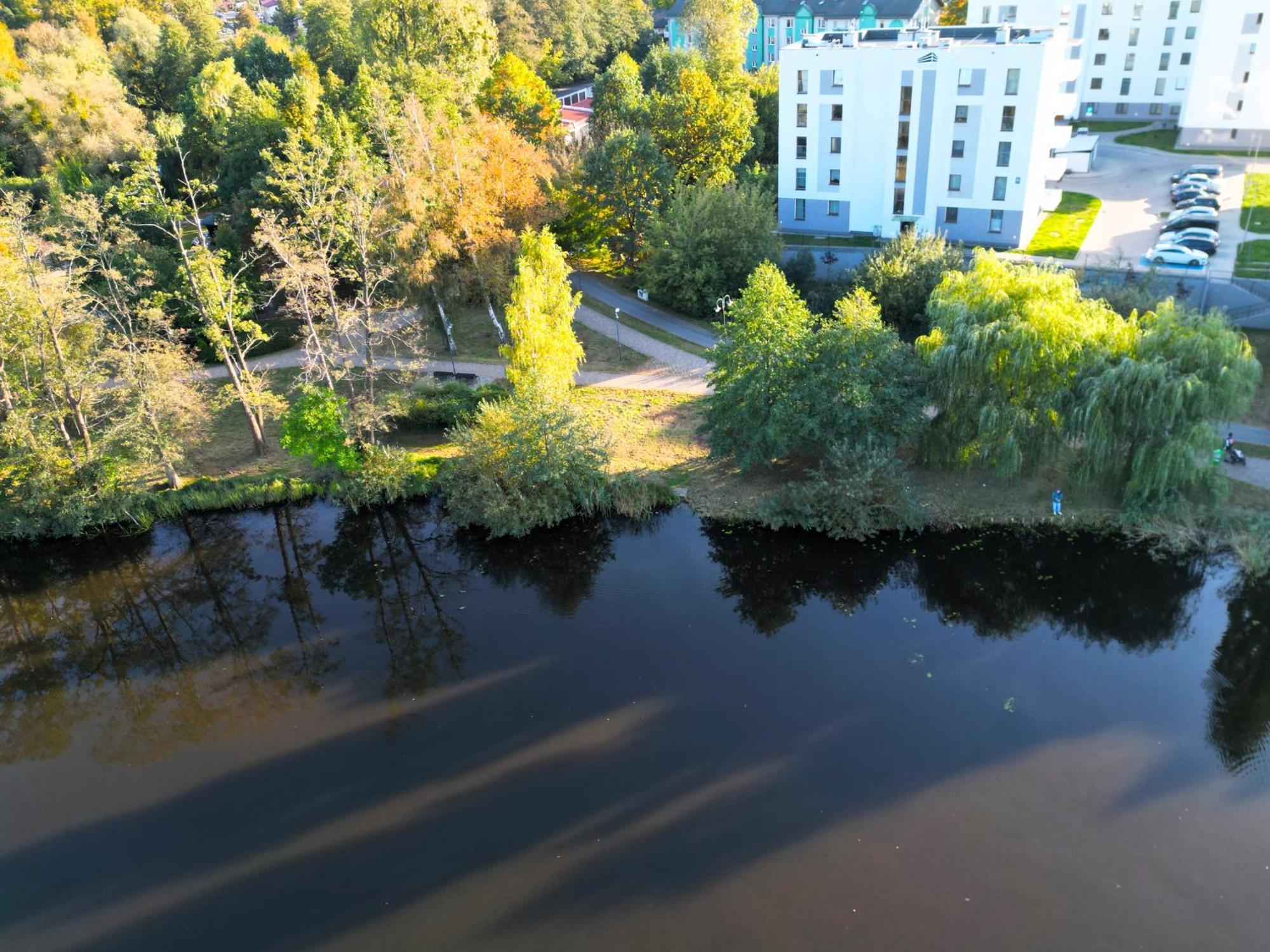 Belle View - 3Pok, Nawet 5 Lozek, Piekny Widok Na Rzeke, Tv55" Z Netflix I Max, Parking, Winda Apartamento Iława Exterior foto